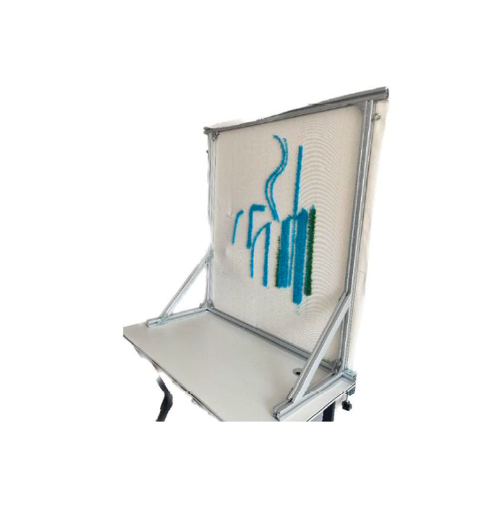 Adjustable tufting frame - 115X115cm